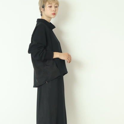 異素材ドッキングスウェットプルオーバー  531970