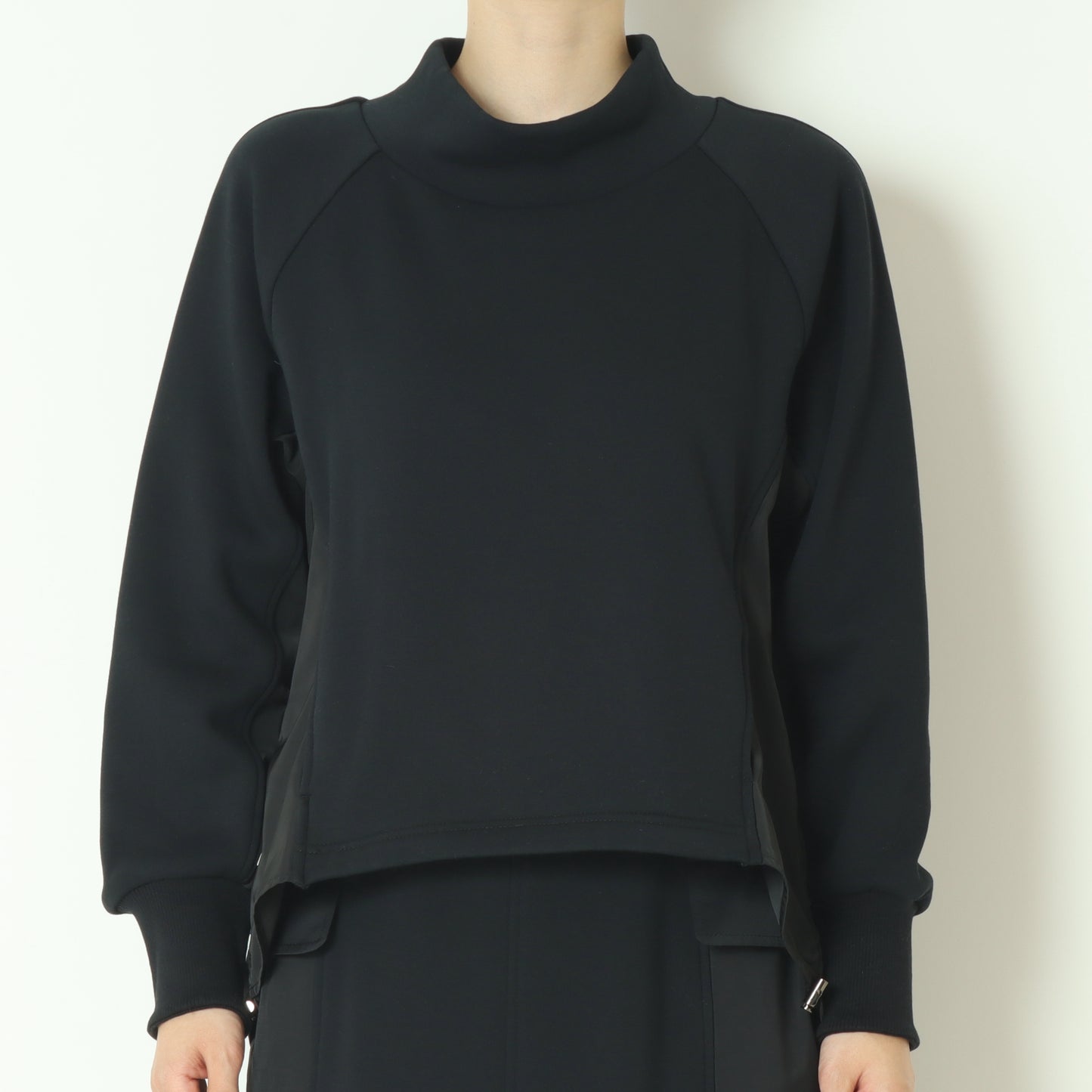 異素材ドッキングスウェットプルオーバー  531970