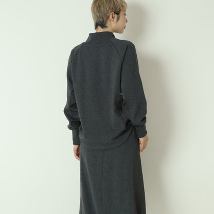 異素材ドッキングスウェットプルオーバー  531970