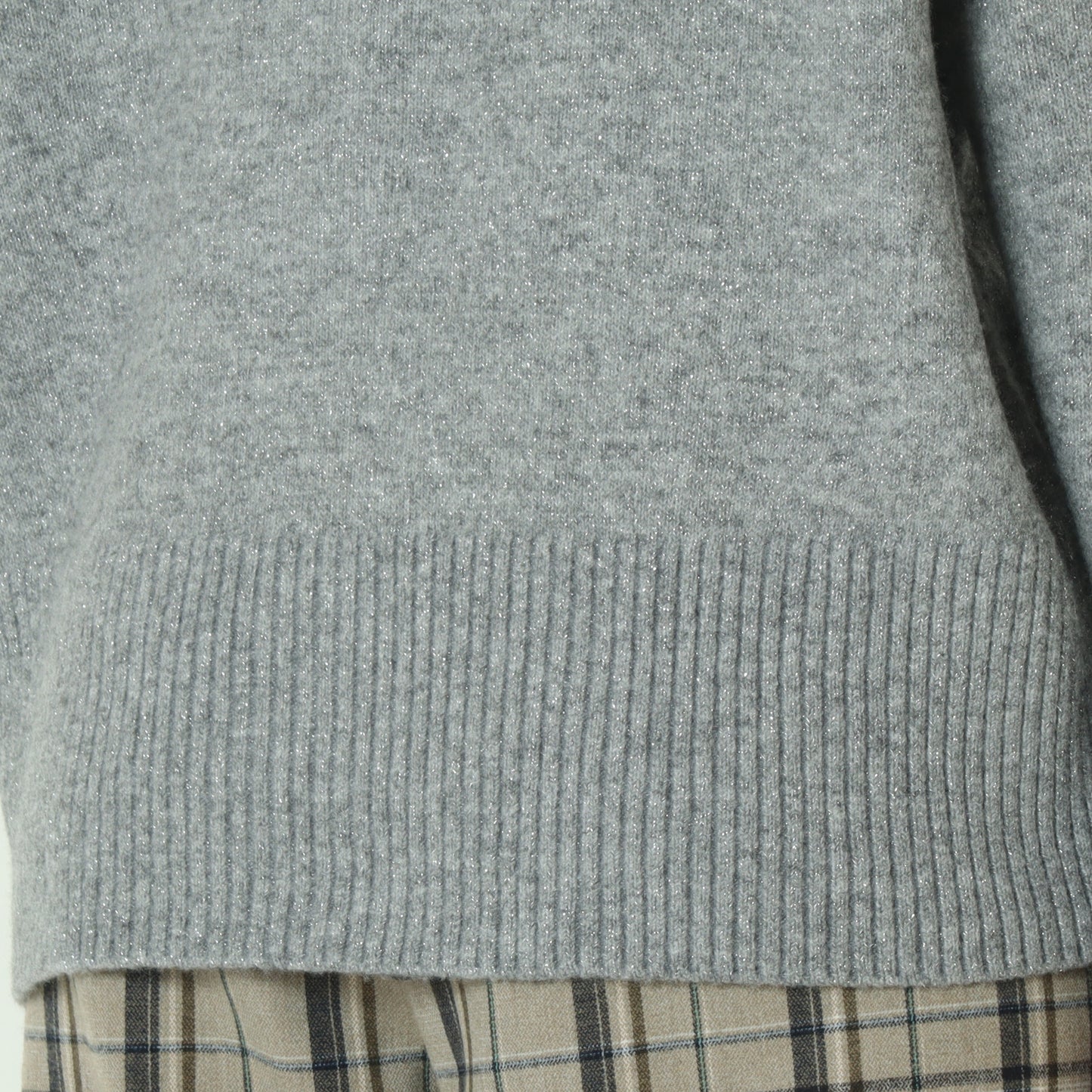 ウール混星釦タートルニット  531958