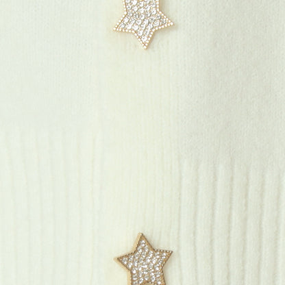 ウール混星釦タートルニット  531958