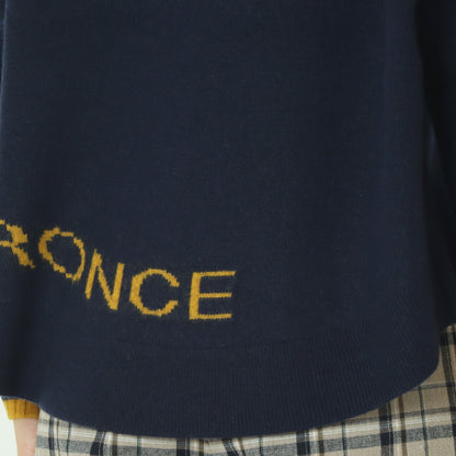 カシミヤ混ハイネックロゴニット  531973