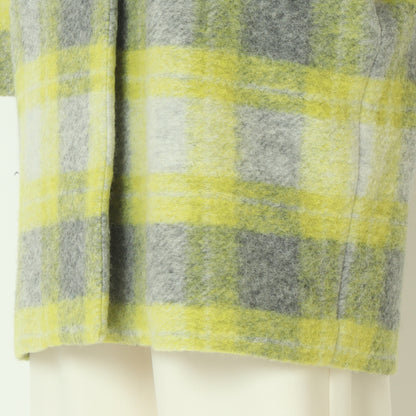 ウールチェックコート  531484