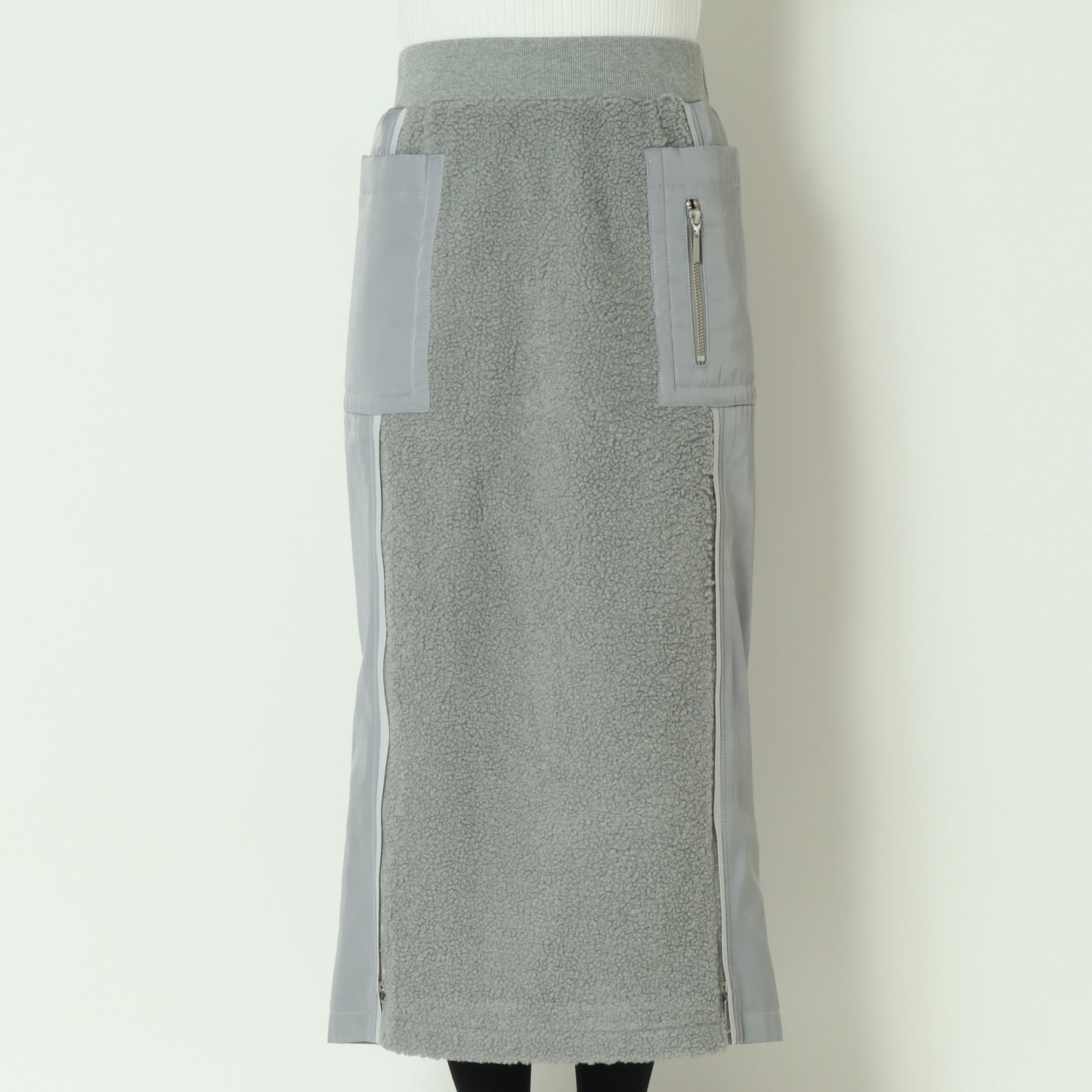 中綿入りボアペンシルスカート  531663