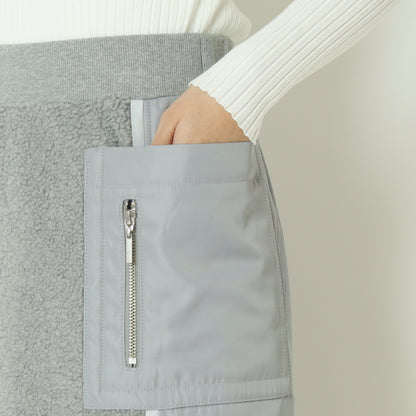 中綿入りボアペンシルスカート  531663