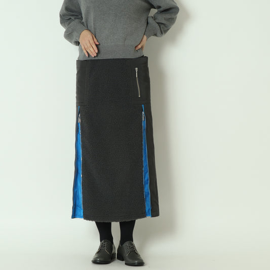 中綿入りボアペンシルスカート  531663