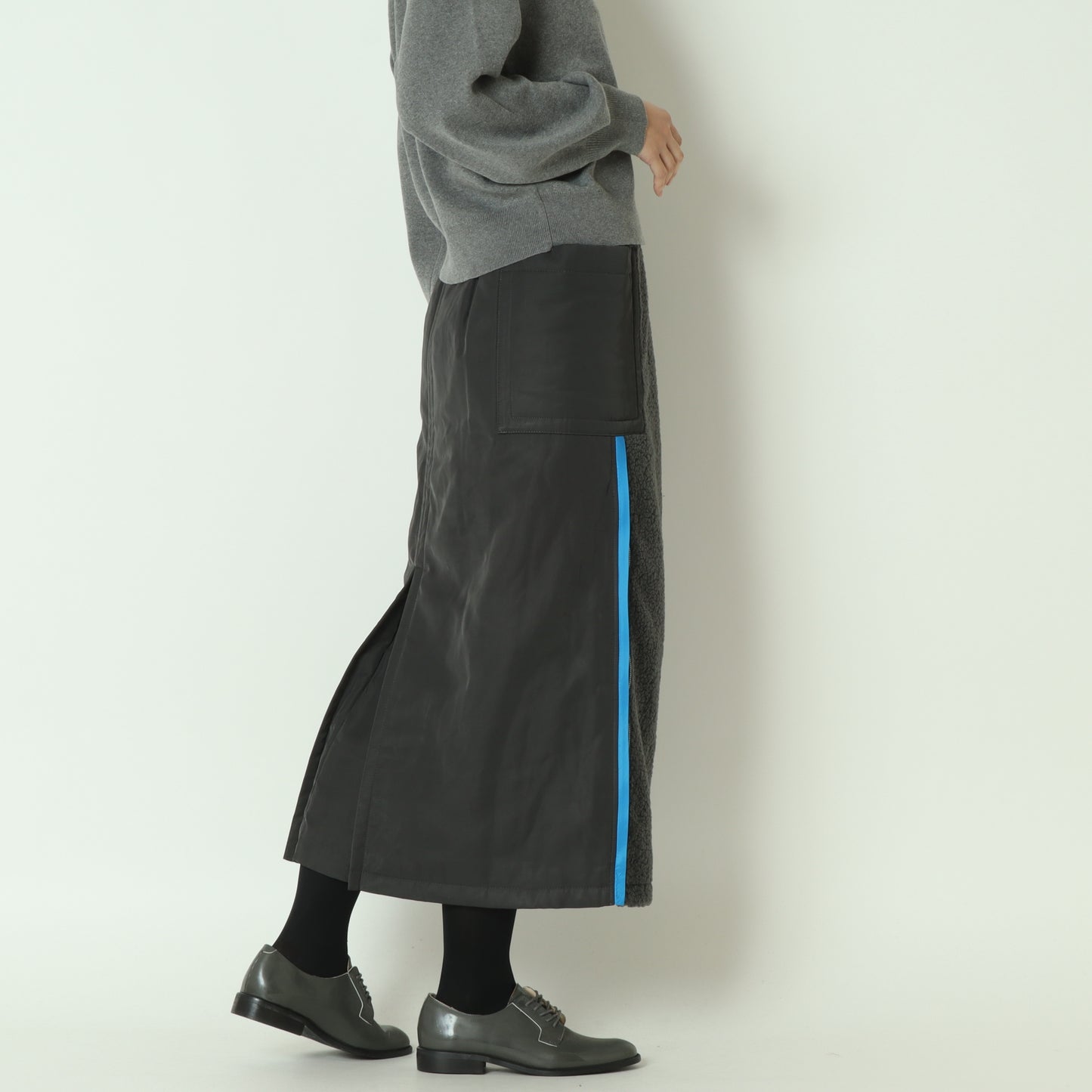 中綿入りボアペンシルスカート  531663