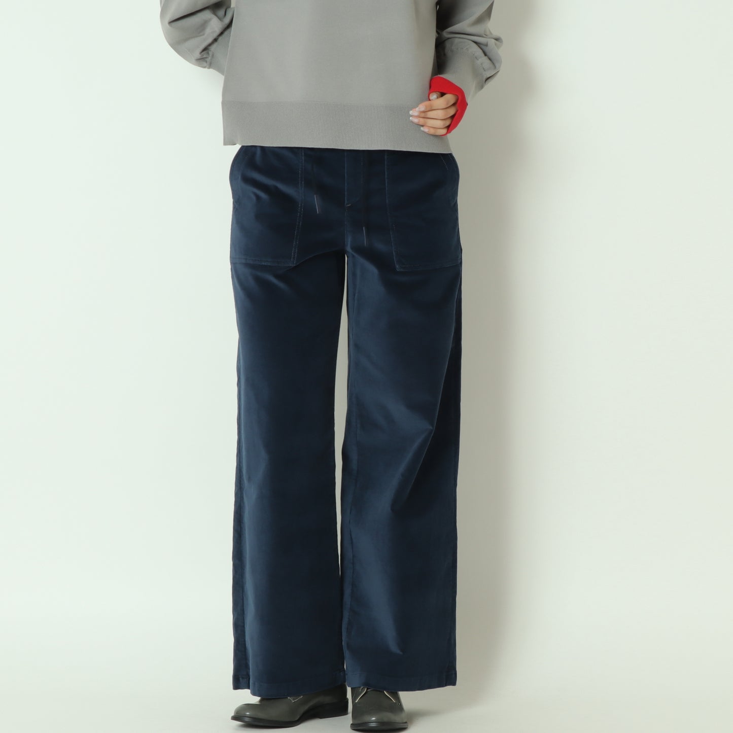 ベロアワイドパンツ  531621