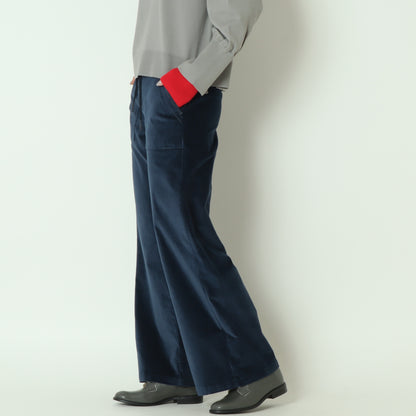ベロアワイドパンツ  531621