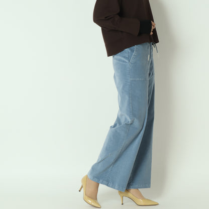 ベロアワイドパンツ  531621