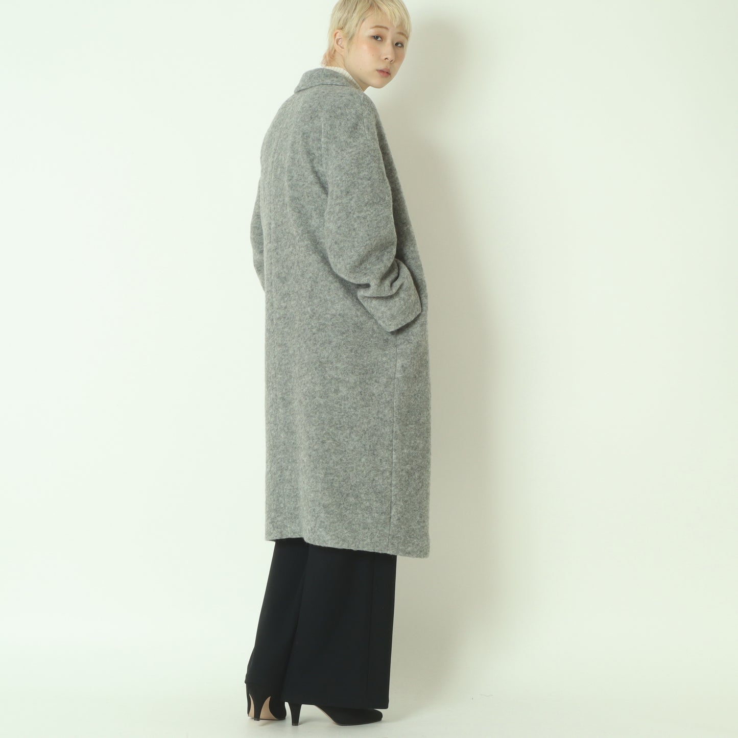 コクーンロングコート  541403