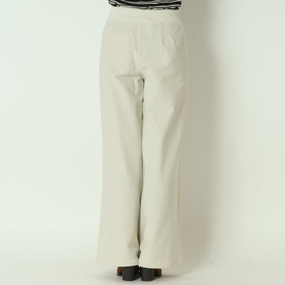 裏起毛ウエストリブワイドパンツ  541601