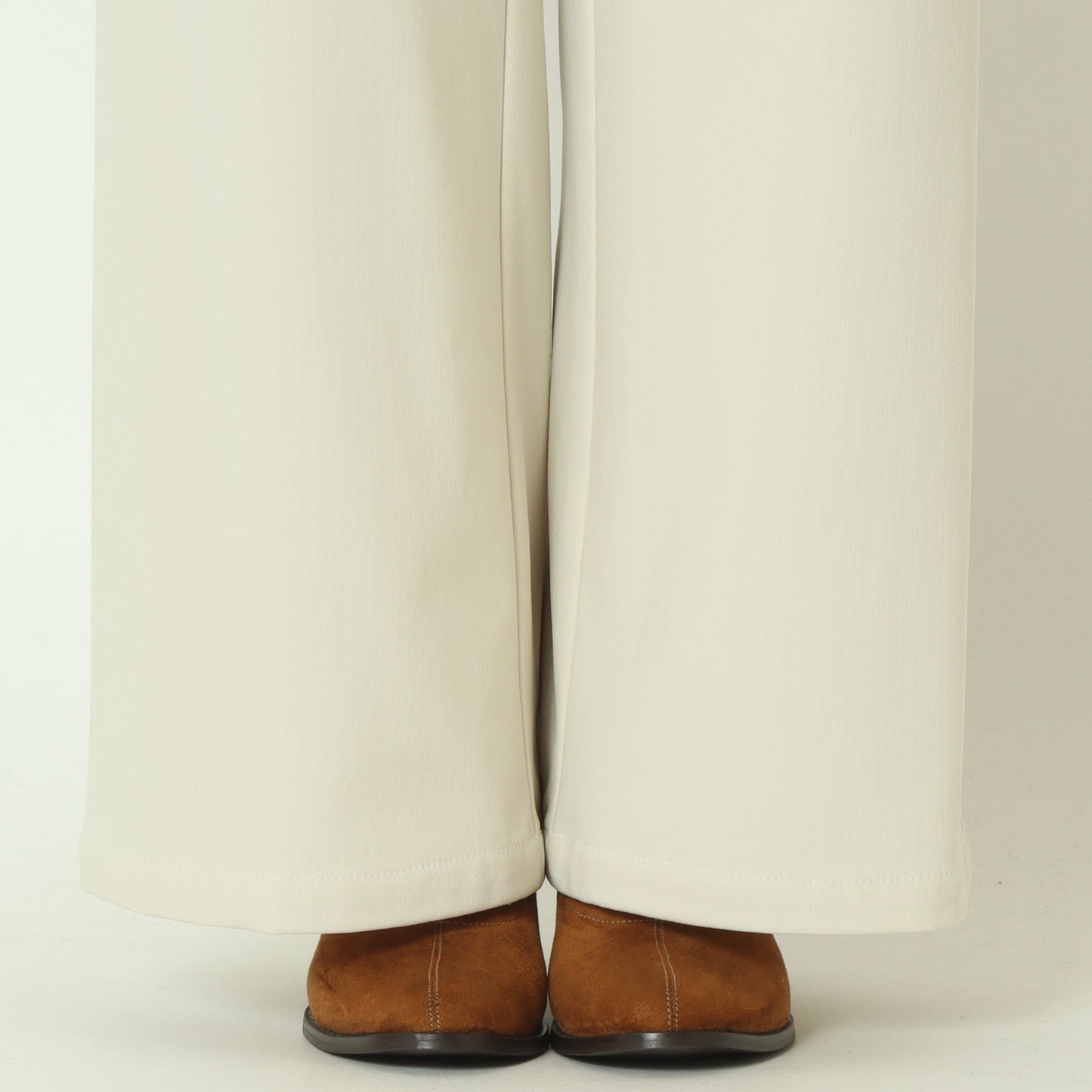 裏起毛ウエストリブワイドパンツ  541601