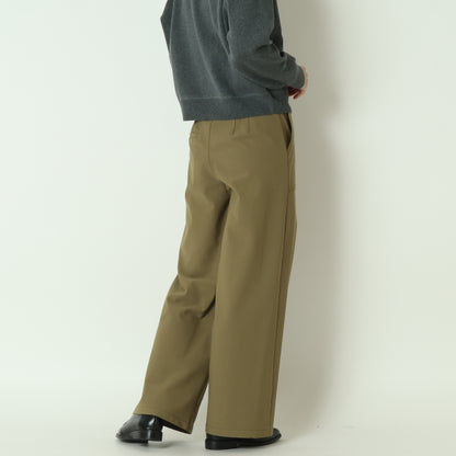 裏起毛ウエストリブワイドパンツ  541601