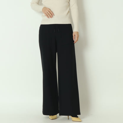 裏起毛ウエストリブワイドパンツ  541601