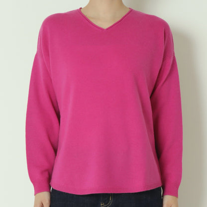 カシミヤ100％ ニットプルオーバー　531965