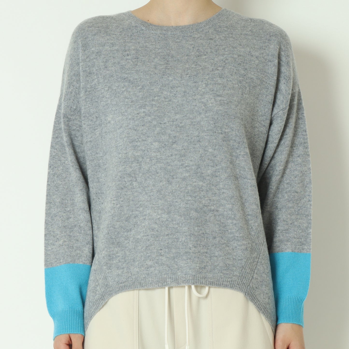 バイカラー配色ニット 531966