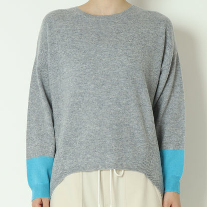 バイカラー配色ニット 531966