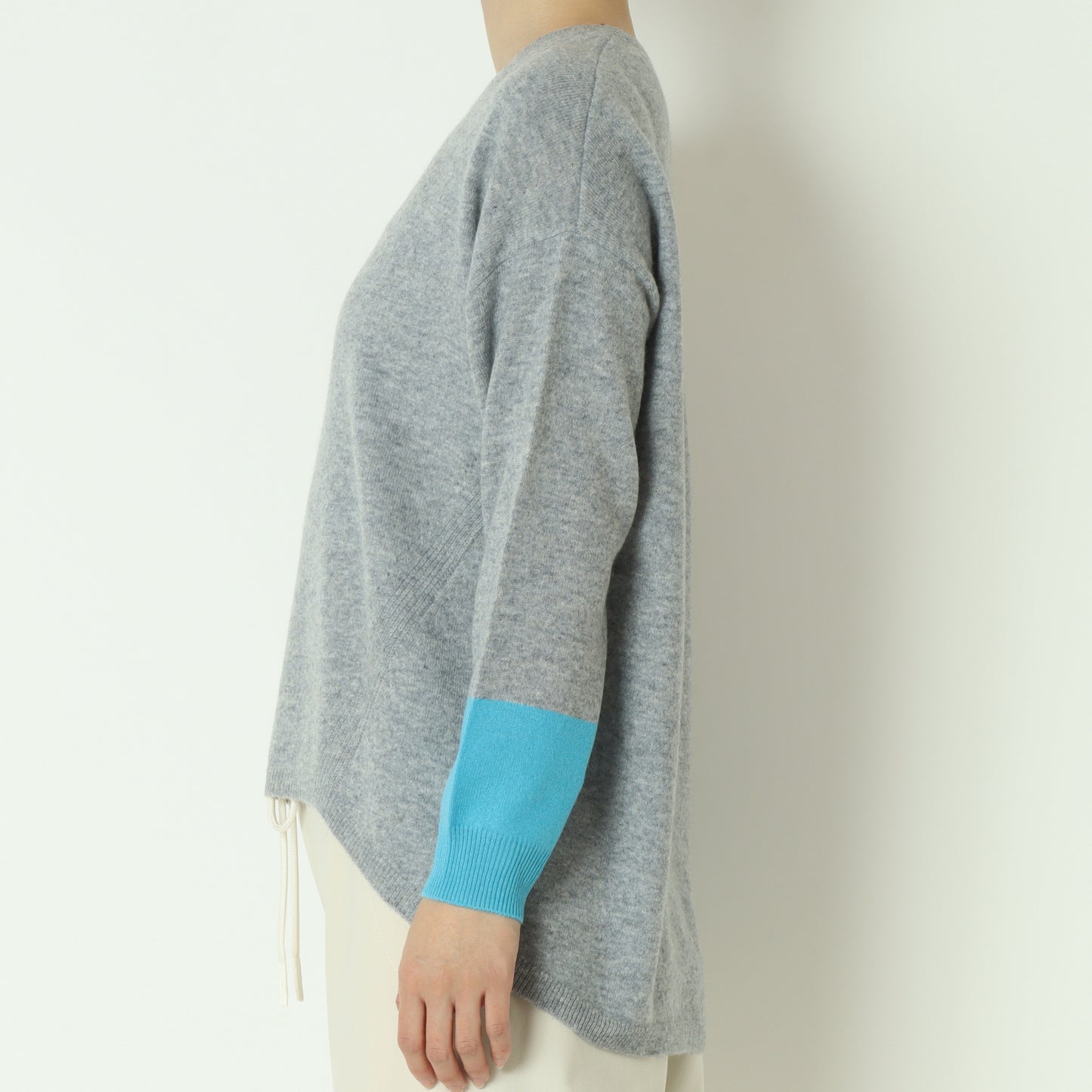 バイカラー配色ニット 531966