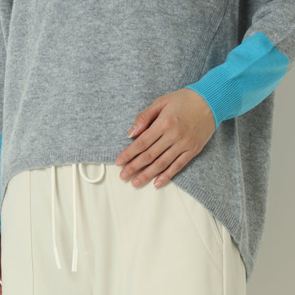 バイカラー配色ニット 531966