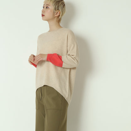 バイカラー配色ニット 531966