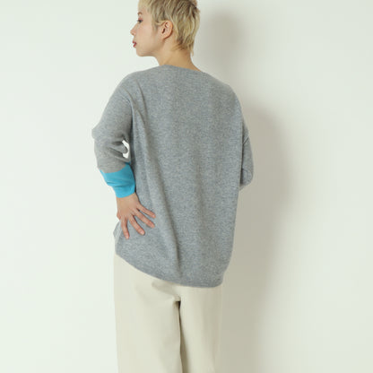 バイカラー配色ニット 531966