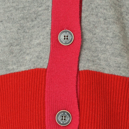 配色リブカーディガン 531974