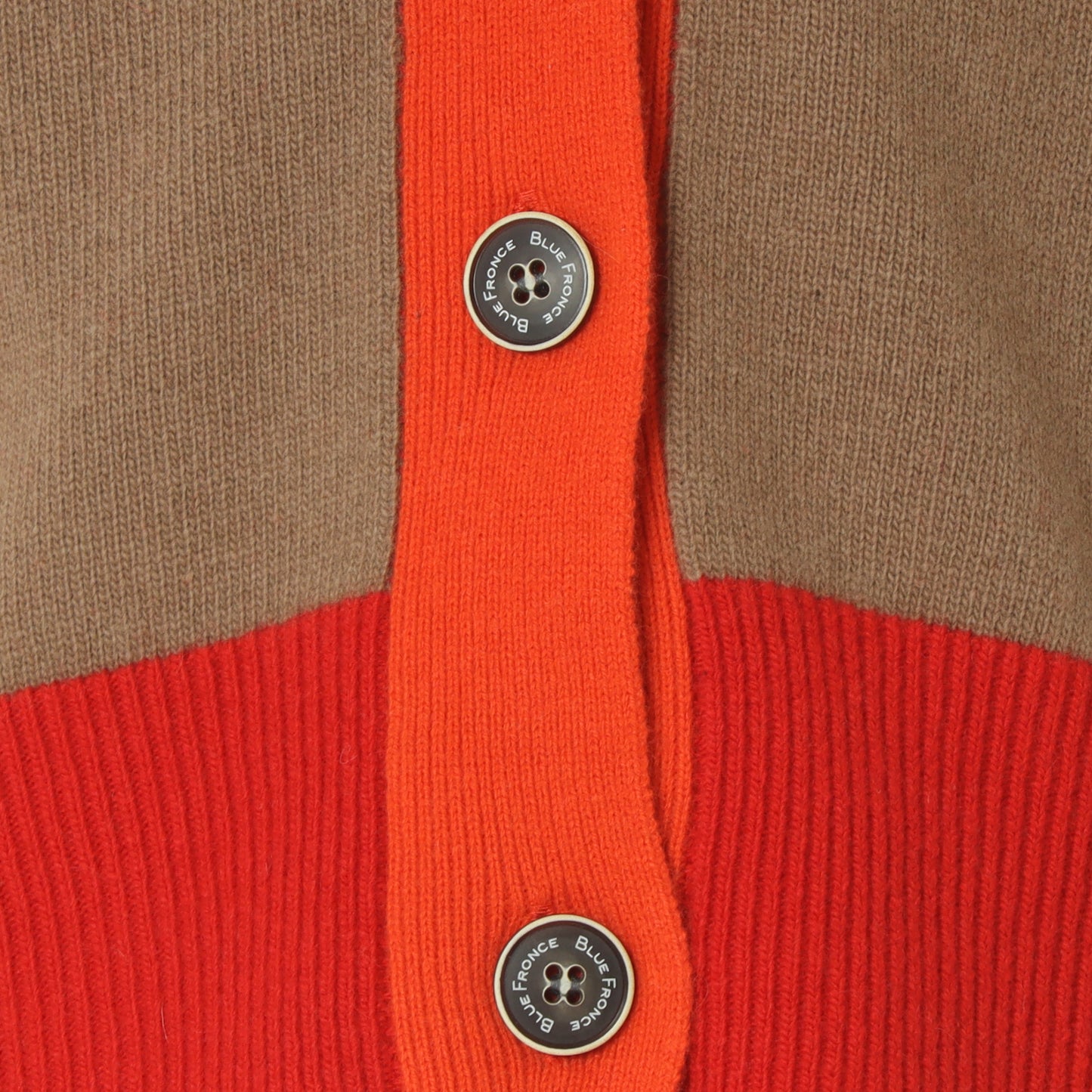 配色リブカーディガン 531974