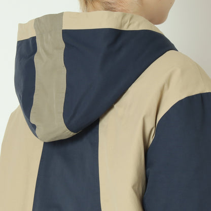 トリカラーフードダウンジャケット 542402