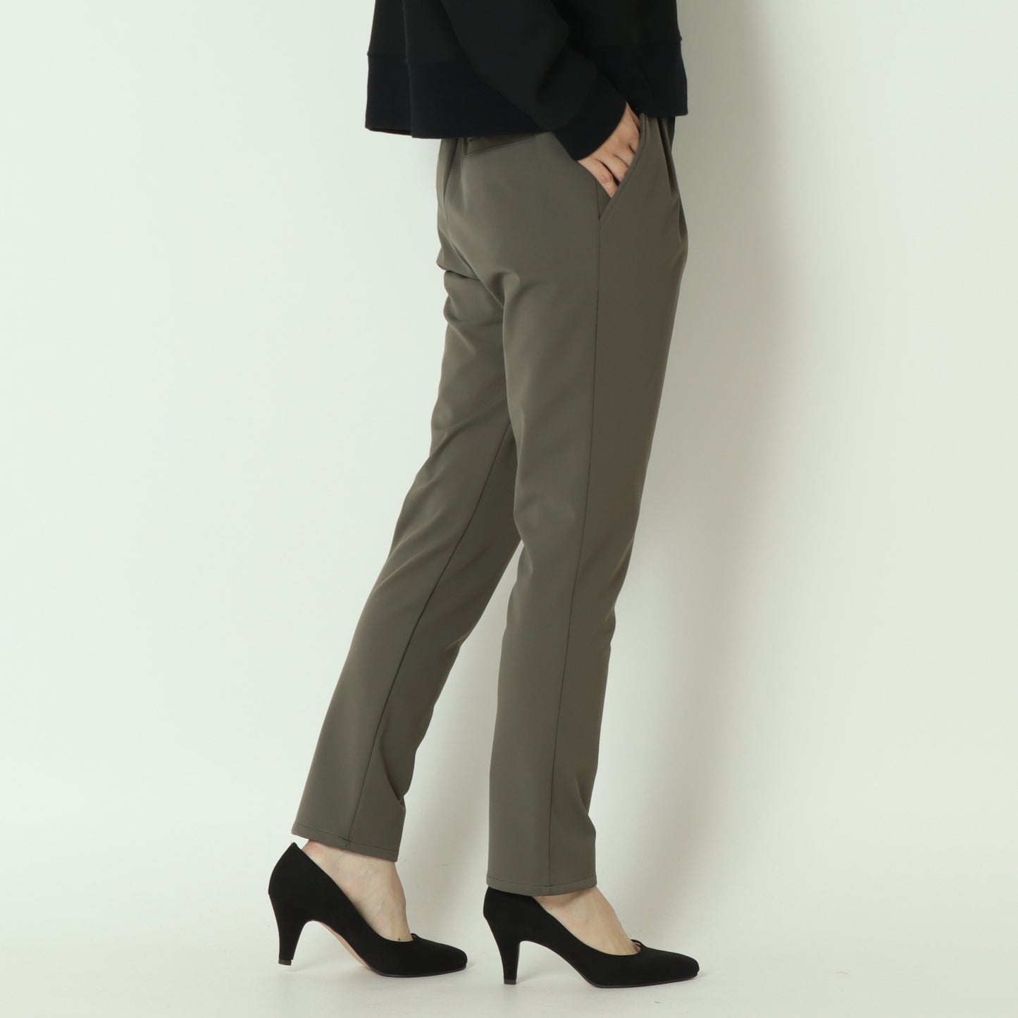 リボンテーパードパンツ  P5502C