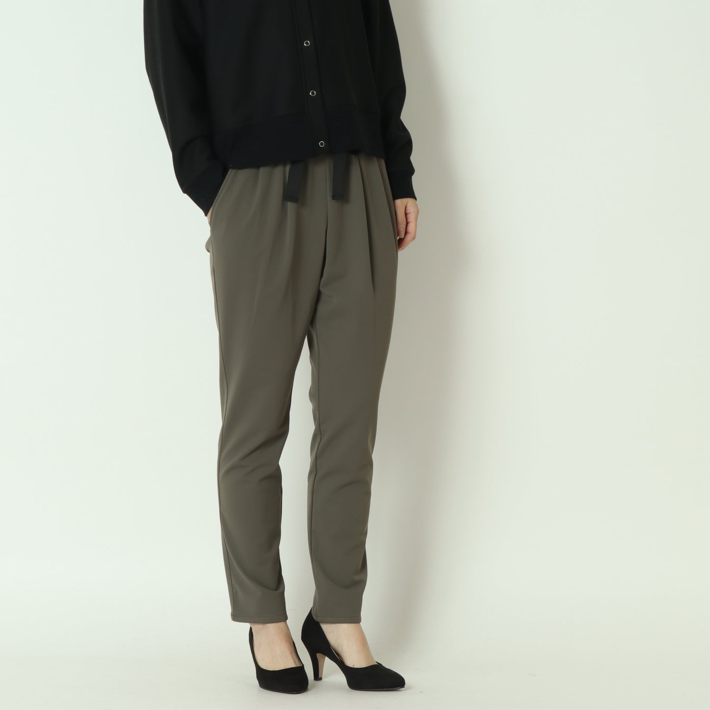 リボンテーパードパンツ  P5502C