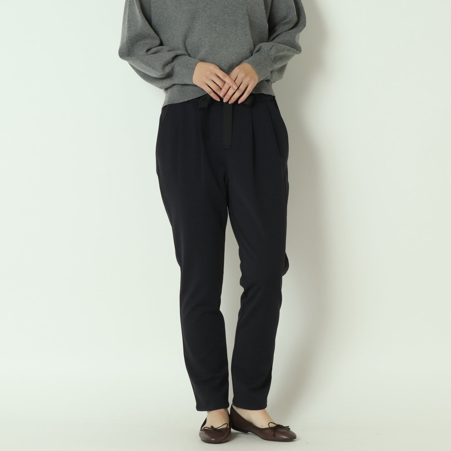 リボンテーパードパンツ  P5502C