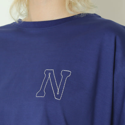 ラインステッチロゴ刺繍ドルマンT  55035522