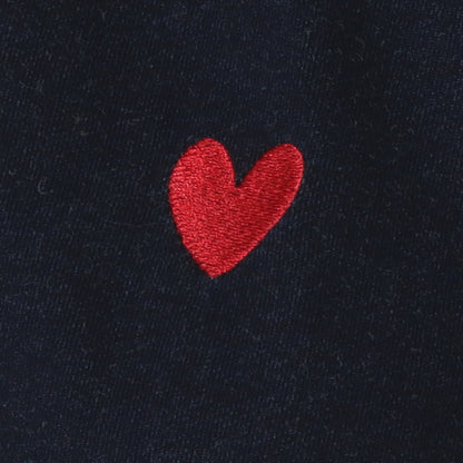 スウェットデニムハート刺繍プルオーバー 55235515