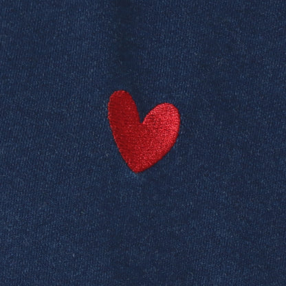 スウェットデニムハート刺繍プルオーバー 55235515
