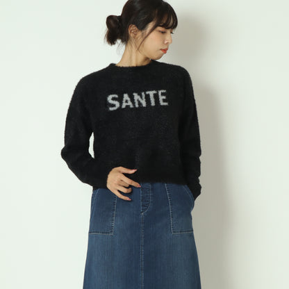 ラメシャギーロゴニット 55225509