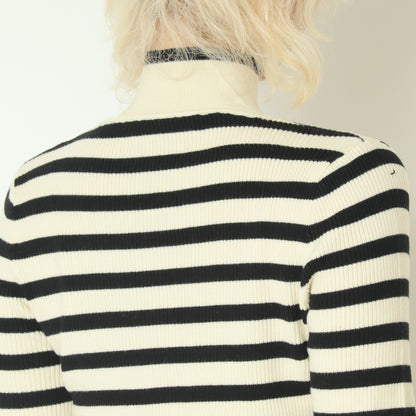 アクセントカラータートルネックニット  55225582