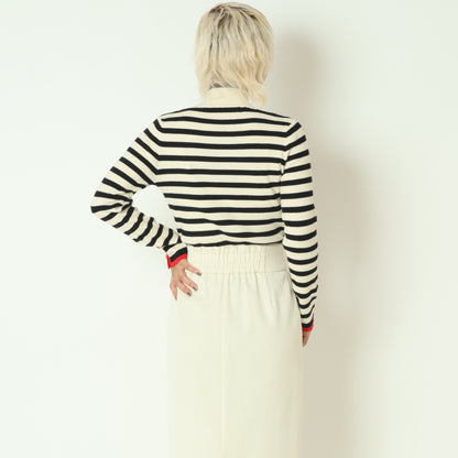 アクセントカラータートルネックニット  55225582