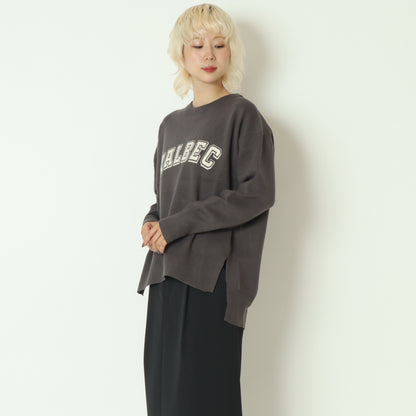 スウェットライクロゴニット 55225585