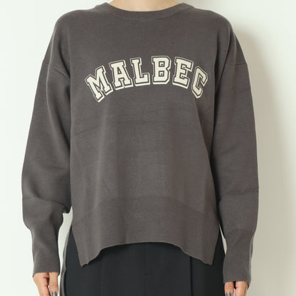 スウェットライクロゴニット 55225585