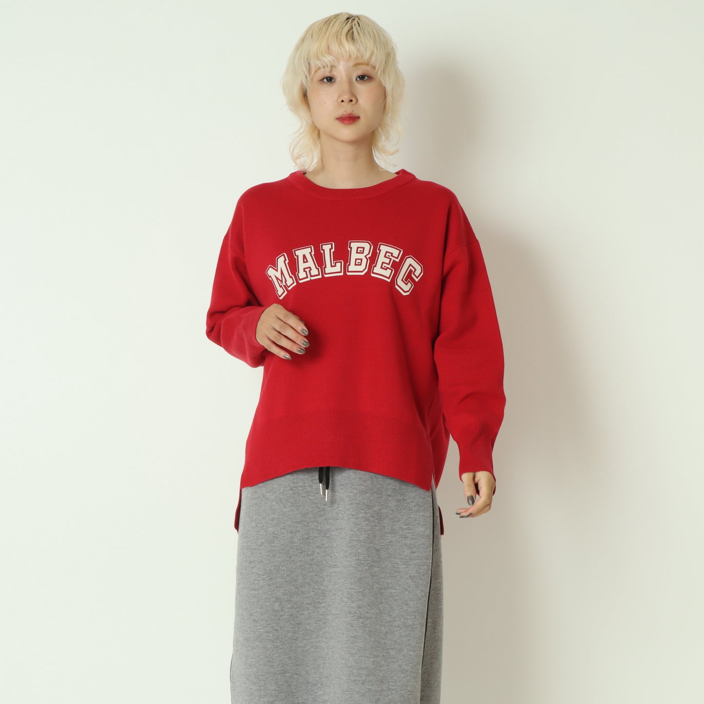 スウェットライクロゴニット 55225585