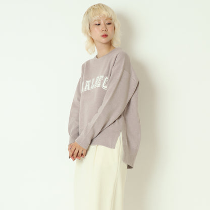 スウェットライクロゴニット 55225585