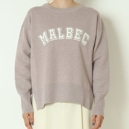 スウェットライクロゴニット 55225585