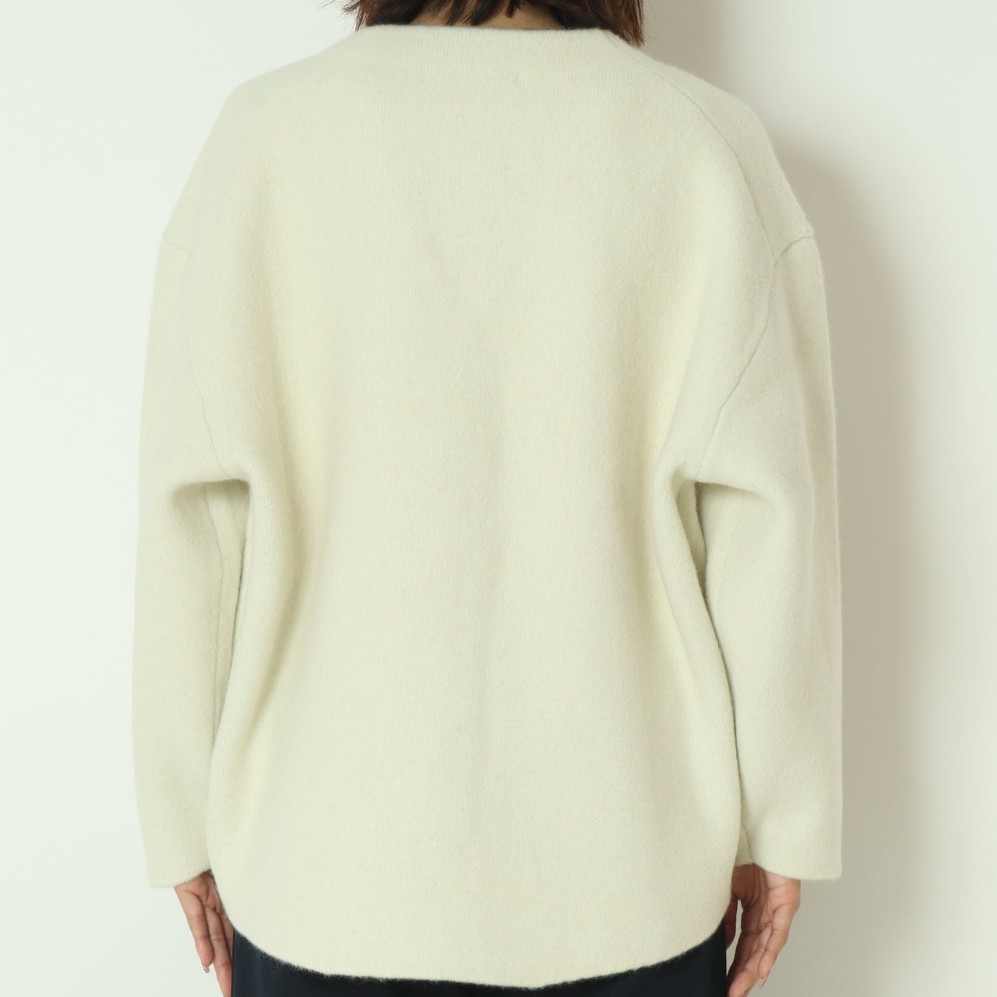 ドット釦Vネックカーディガン  55295006