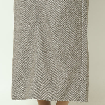 ウールレットロングスカート  55096503