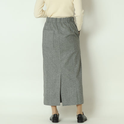 ウールレットロングスカート  55096503