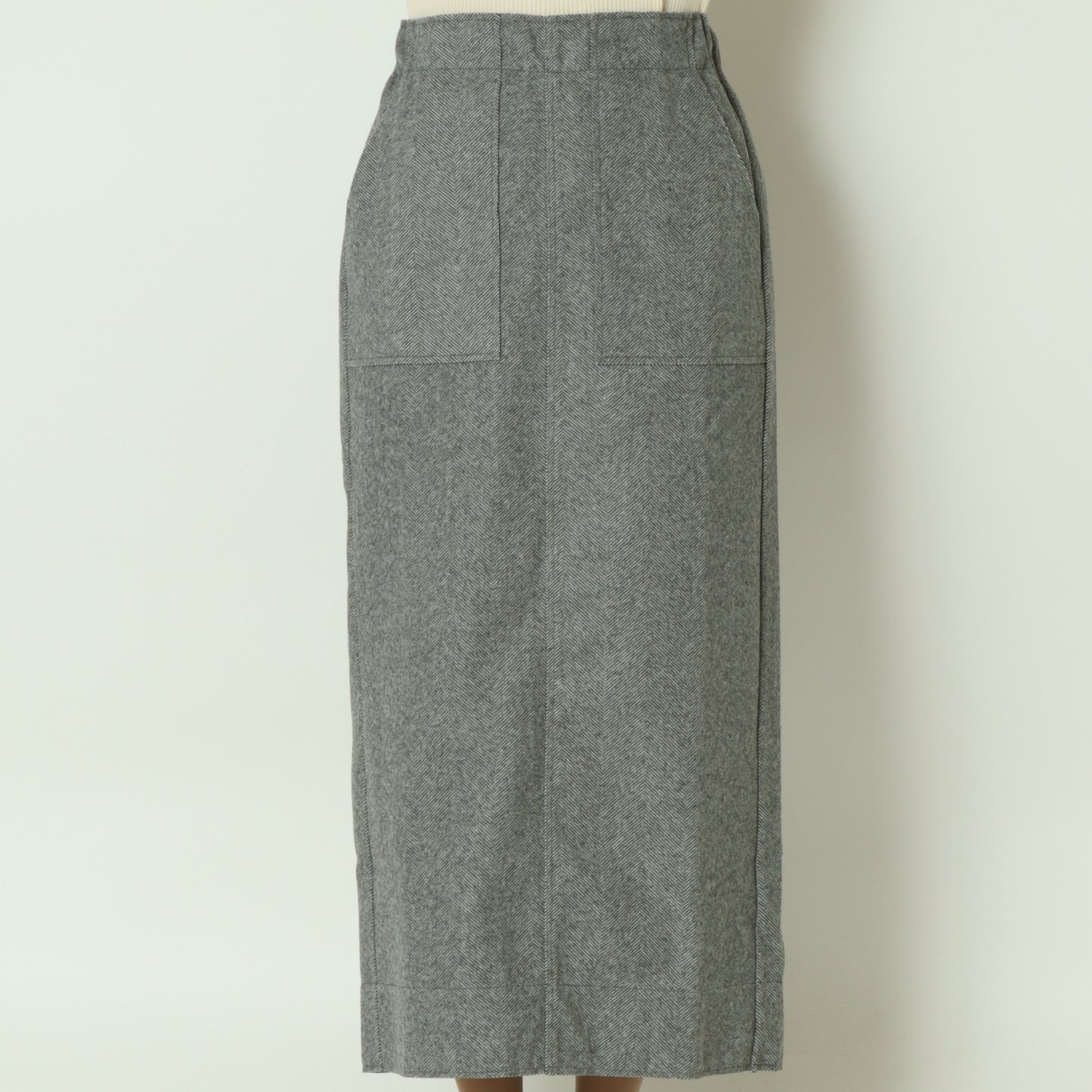 ウールレットロングスカート  55096503