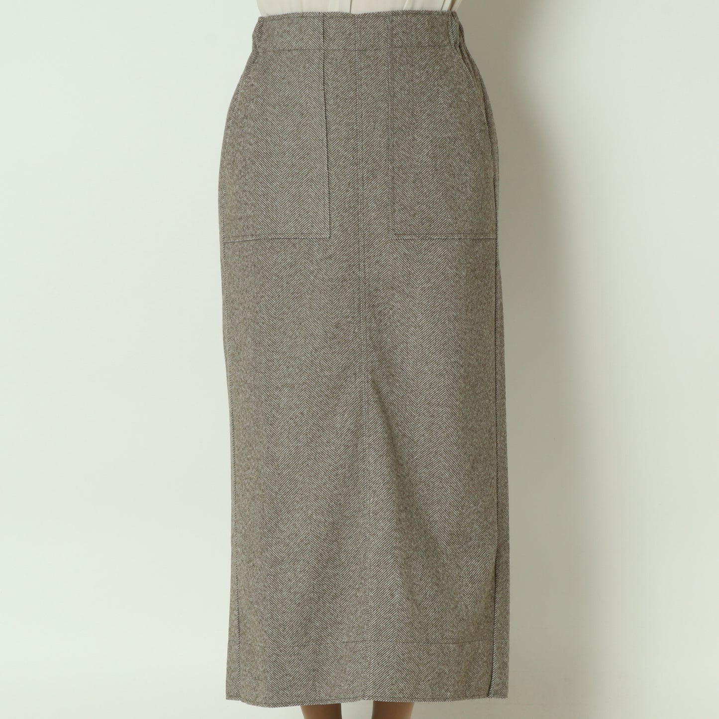 ウールレットロングスカート  55096503