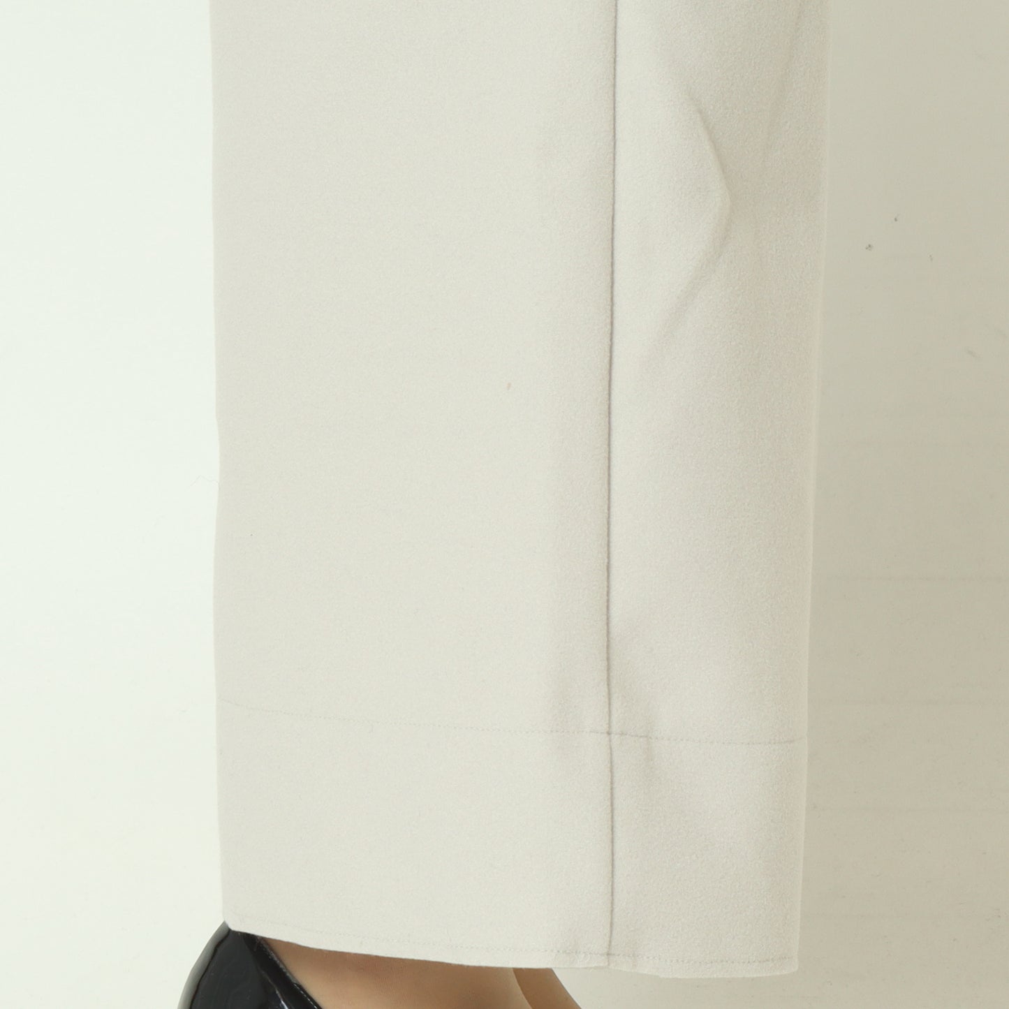 ウールレットワイドパンツ  55096500