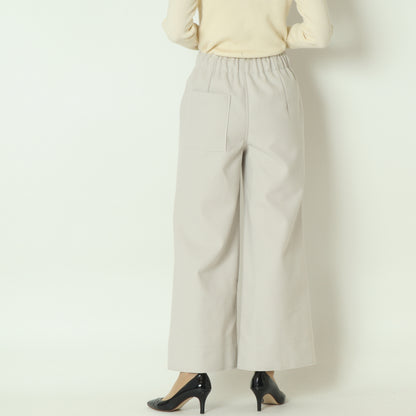 ウールレットワイドパンツ  55096500